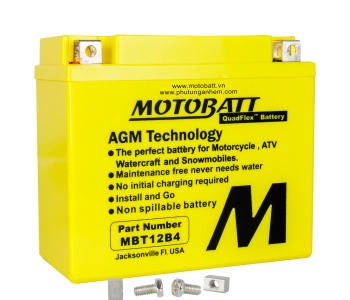 BÌNH ẮC QUY MOTOBATT MBT12B4 